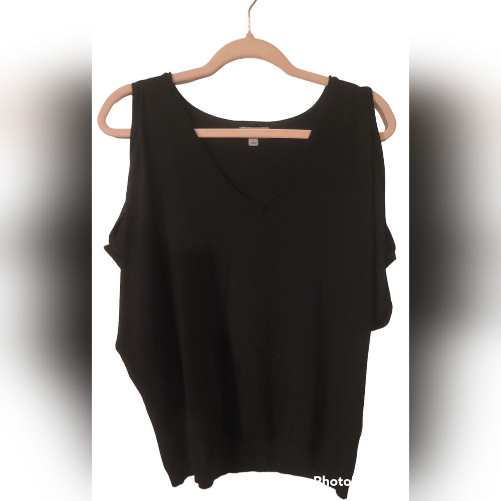 Cold Shoulder Top: Size Large